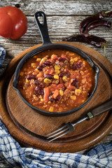 Canvas Print - Hot chili con carne.