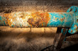 © SERHII - Drinking water supply system. Corrosion on the main pipe. Picture taken in Ukraine, Kiev region. Horizontal frame. Color image.