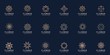 © priyo - Set of Premium flower logo