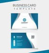 © Deri - Printable Elegant Business Card Blue Color