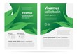 © vectorboom - Flyer set brochure design template cover nature green leaves