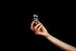 © Ekaterina - A light bulb in a woman's hand on back background