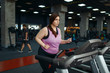 © Nomad_Soul - Overweight woman, exercise on treadmill in gym