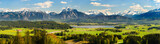 Fototapeta Natura - panorama landscape in Allgäu at spring