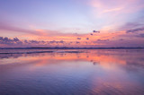 Fototapeta Niebo - Beaches in Bali at sunset