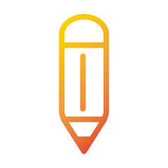 Sticker - designer creativity pencil internet web technology interface gradient style icon