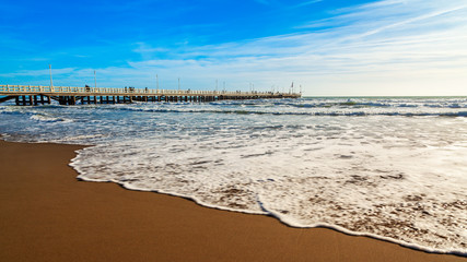 Wall Mural - forte dei marmi pier view on summer