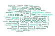 © Anna - Technical writing word cloud. Technical writer or communicator, documentation, profession concept. Illustration.