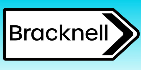 Wall Mural - Sign to Bracknell