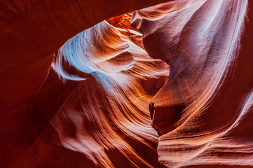 Wall Mural - flowing red rocks upper antelope canyon arizona