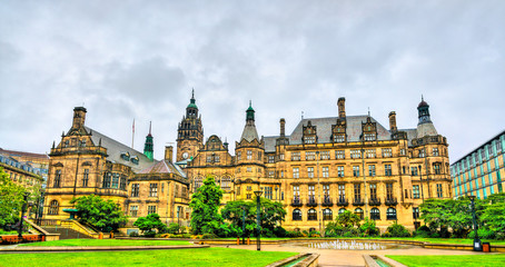 Canvas Print - Sheffield Town Hall - South Yorkshire, UK