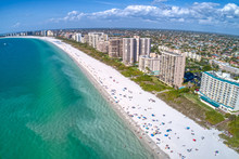 Aerial View Of Marco Island, A Popular Tourist Town In Florida
