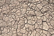 Ground Cracks Drought Crisis Environment Background.