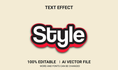 editable text effects- style text effects