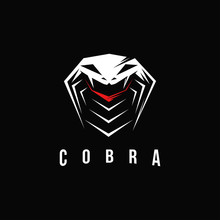 Aggressive Powerful Cobra Snake Logo Vector