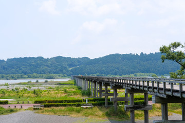 Poster - 静岡県の蓬莱橋