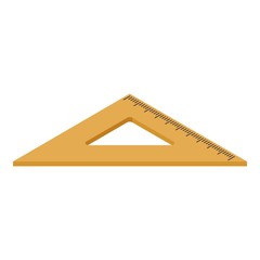 Wall Mural - Angle ruler icon. Isometric of angle ruler vector icon for web design isolated on white background