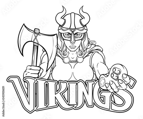 A Viking woman or gladiator...
