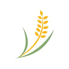 Sticker - Agriculture wheat Logo