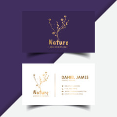 Wall Mural - Luxury modern business card template design.