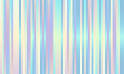 Wall Mural - Holographic abstract background with lines. Rainbow fairytale colorful hologram gradient