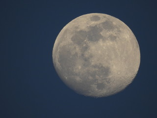 moon, sky, night, full, astronomy, space, blue, full moon, lunar, dark, planet, crater, black, white