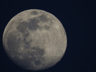 moon, sky, night, full, astronomy, space, blue, full moon, lunar, dark, planet, crater, black, white