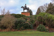 Statue of the Duke of Wellington on Round Hill in Aldershot, Hampshire