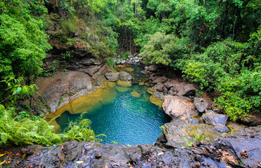 blue enchant waterfall