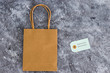 © faithie - home delivery of groceries, market bag with Essential Groceries label