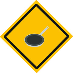 cooking pan. illustration for web and mobile design.