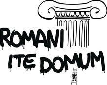 Romani ite domum.  Inspired by Monty Python's 