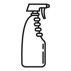 Poster - Domestic cleaner spray icon. Outline domestic cleaner spray vector icon for web design isolated on white background