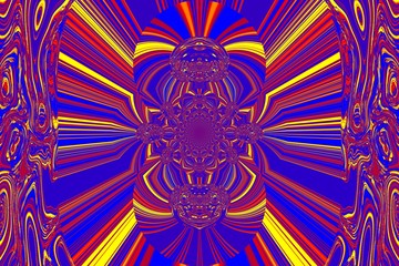 Abstraction in color with various forms ,soft focus ,  mandala ornament design, with different geometric figures, for the design, texture, kaleidoscope geometric style, ornament. texture background ma