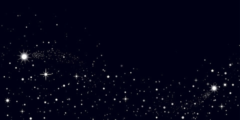 space background, beautiful universe, night sky with stars. texture for wallpapers, fabric, wrap, we