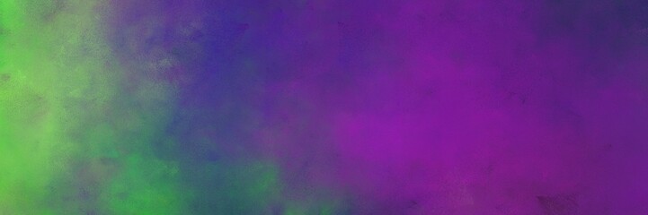 Aufkleber - beautiful dark slate blue and moderate green colored vintage abstract painted background with space for text or image. can be used as horizontal background graphic
