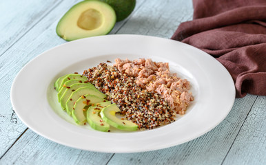 Sticker - Quinoa with avocado and tuna