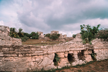 Ruins of Tulum on the Caribbean coast.