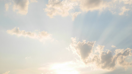 Wall Mural - sun and clouds