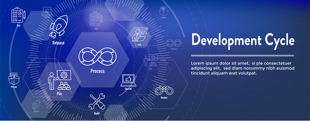Development Operations & Life Cycle - DevOps Icon