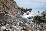 Fototapeta Morze - rocky coast of the atlantic ocean