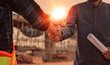 © Suriyo - Building team shake hand Success agreement project building construction