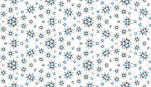 Colored Stars On A White Background. Vintage Abstract Seamless Pattern. Useful As Design Element For Texture And Artistic Compositions.