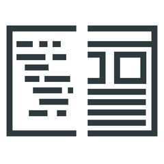 code website black line icons on white background