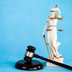 Canvas Print - Statue of justice. Law concept. Legal law, advice and justice