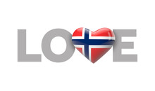 Love Norway Flag Sign Heart Symbol Free Stock Photo Public Domain