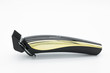 Close-up view of the cordless electric hair clipper isolated on the white background.