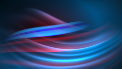 Fluid wave lines background. Trendy abstract layout template for business or technology presentation, internet poster or web brochure cover, wallpaper