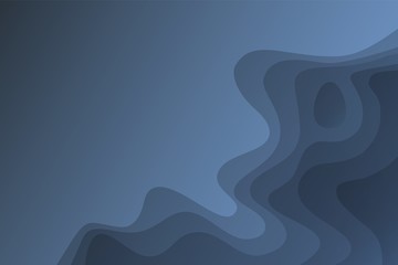 Canvas Print - landscape skyblue gradient fill vector abstract background minimalistic concept