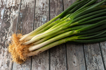 fresh green onions